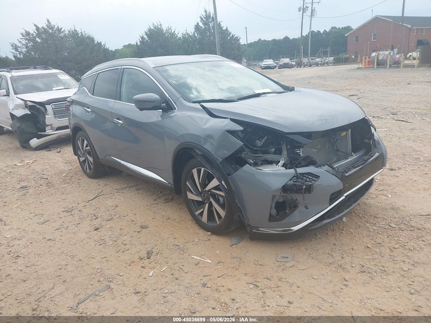 2023 Nissan Murano VIN 5N1AZ2CS8PC108230 IAAI salvage auction — FRONT END, Salvage (North Carolina), sold $7,950 on 2026-07-20 (photo 1)