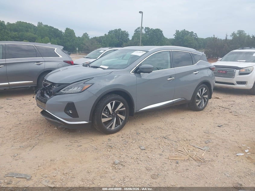 2023 Nissan Murano VIN 5N1AZ2CS8PC108230 IAAI salvage auction — FRONT END, Salvage (North Carolina), sold $7,950 on 2026-07-20 (photo 2)
