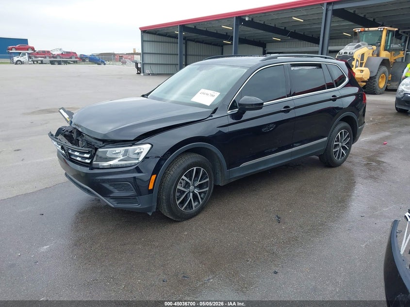 2021 Volkswagen Tiguan VIN 3VV2B7AX7MM071823 IAAI salvage auction — RIGHT SIDE, Salvage (Nebraska), sold $3,750 on 2026-07-09 (photo 2)