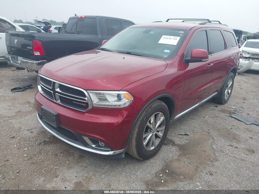 2015 Dodge Durango VIN 1C4RDHDG5FC800978 IAAI salvage auction — REAR END, Original (Texas), sold $2,775 on 2026-07-24 (photo 2)