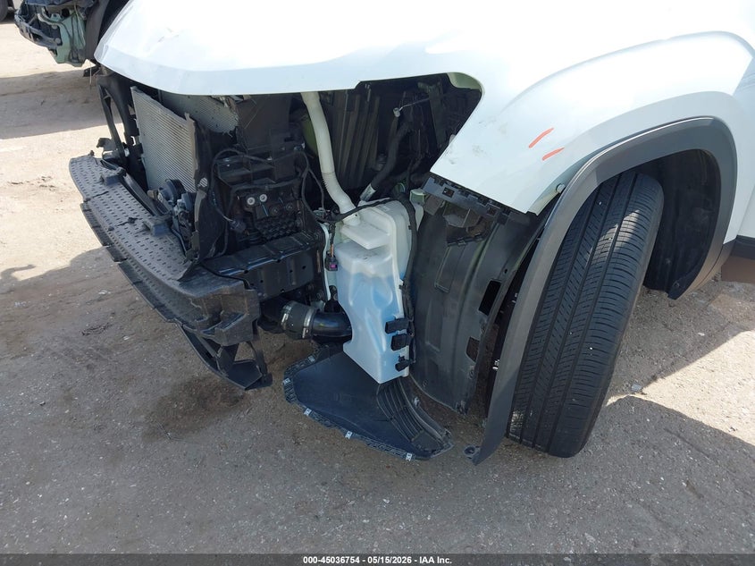 2025 Volkswagen Atlas cross sport VIN 1V2JE2CA3SC215779 IAAI salvage auction — FRONT END, Original (Texas), sold $11,200 on 2026-07-22 (photo 6)