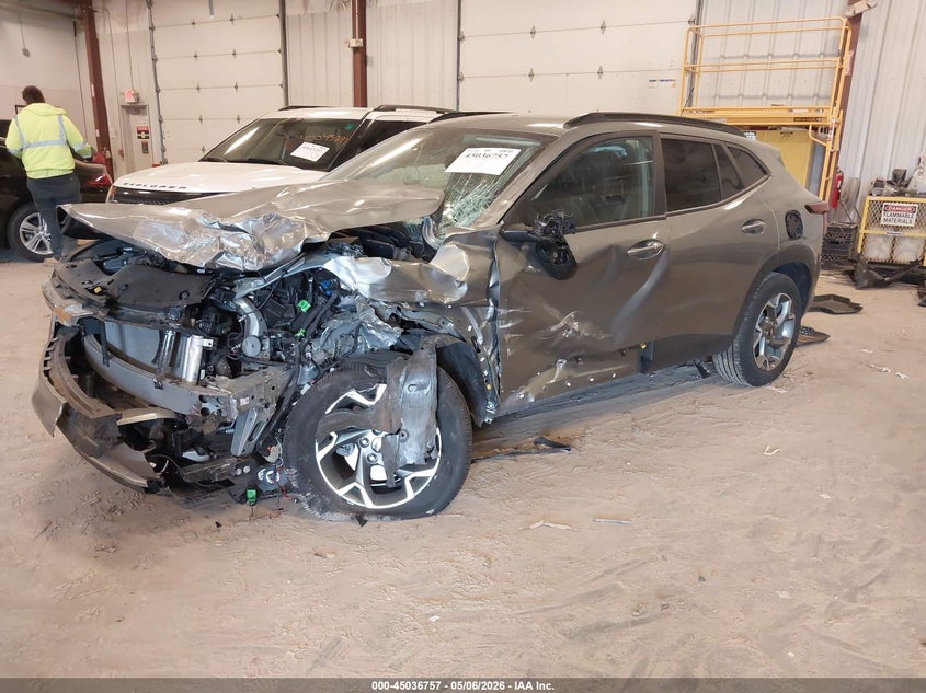 2025 Chevrolet Trax VIN KL77LHEP1SC225231 IAAI salvage auction — FRONT END, Scrap (Michigan), sold $1,350 on 2026-07-14 (photo 2)
