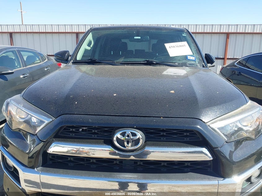 2016 Toyota 4runner VIN JTEBU5JR5G5303260 IAAI salvage auction — HAIL, Original (Texas), sold $16,750 on 2026-07-14 (photo 6)