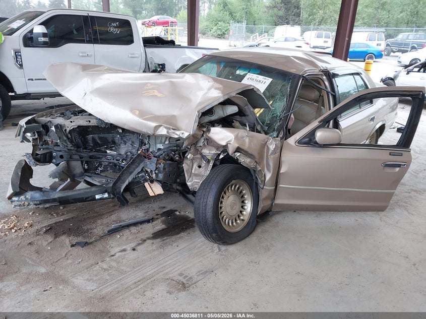 1998 Mercury Grand marquis VIN 2MEFM75WXWX658616 IAAI salvage auction — FRONT END, Bill Of Sale (Washington), sold $25 on 2026-07-22 (photo 2)