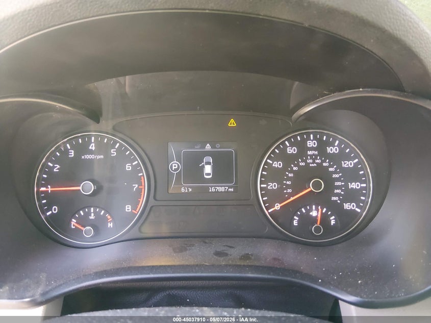 2017 Kia Optima VIN 5XXGT4L34HG124334 IAAI salvage auction — FRONT END, Salvage (Kentucky), sold $575 on 2026-07-22 (photo 7)