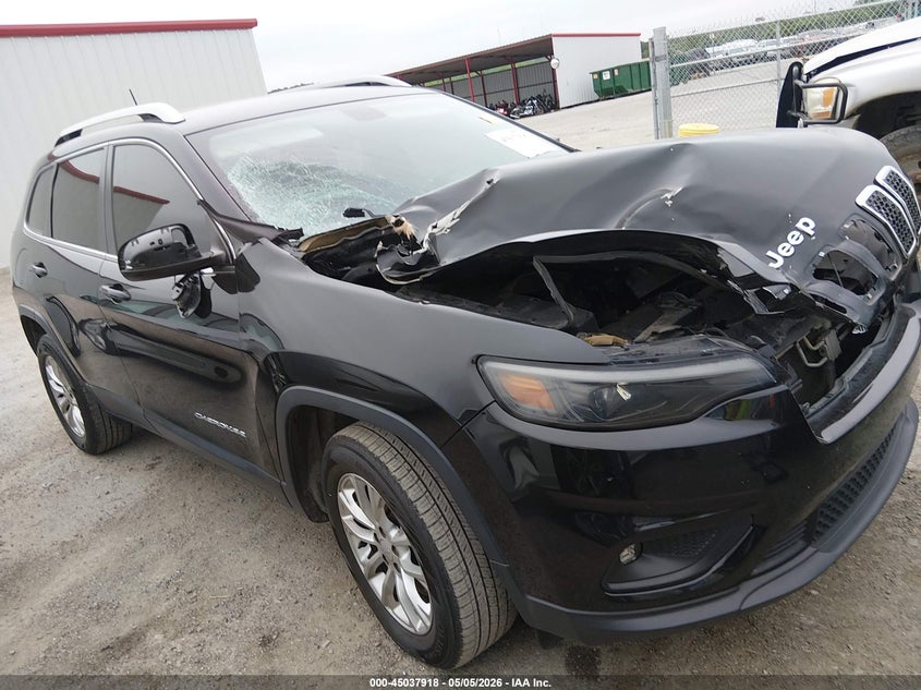 2019 Jeep Cherokee VIN 1C4PJLCB2KD331667 IAAI salvage auction — FRONT END, Clear (Oklahoma), sold $1,475 on 2026-09-09 (photo 1)