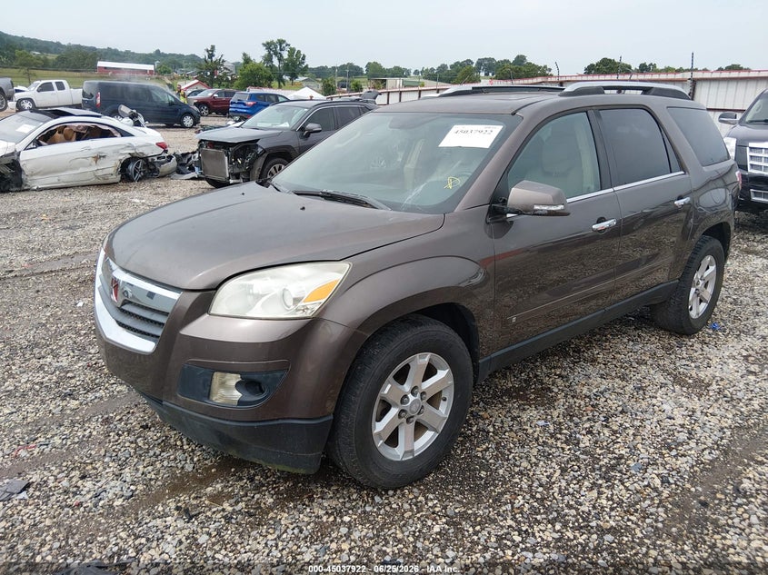 2008 Saturn Outlook VIN 5GZER23708J297498 IAAI salvage auction — NORMAL WEAR, Clear (Arkansas), sold $225 on 2026-07-09 (photo 2)