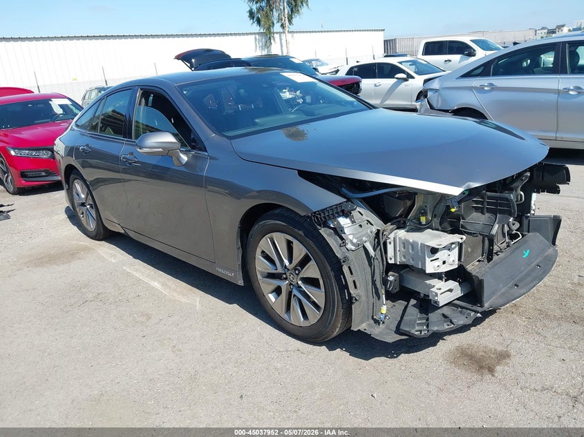 2022 Toyota Mirai VIN JTDAAAAA9NA005150 IAAI salvage auction — FRONT END, Salvage (California), sold $1,200 on 2026-07-20 (photo 1)