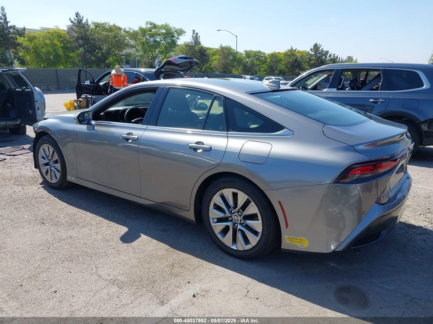 2022 Toyota Mirai VIN JTDAAAAA9NA005150 IAAI salvage auction — FRONT END, Salvage (California), sold $1,200 on 2026-07-20 (photo 3)