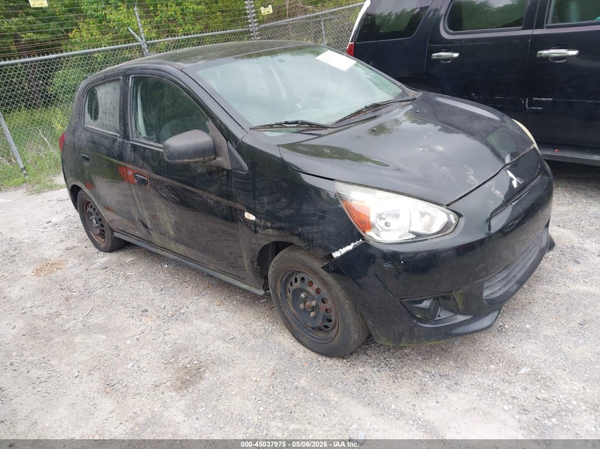 2015 Mitsubishi Mirage VIN ML32A3HJ3FH010118 IAAI salvage auction — NORMAL WEAR, Clear (Alabama), sold $225 on 2026-07-24 (photo 1)