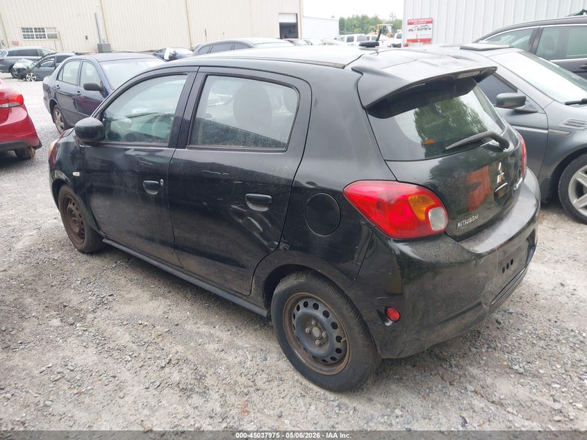 2015 Mitsubishi Mirage VIN ML32A3HJ3FH010118 IAAI salvage auction — NORMAL WEAR, Clear (Alabama), sold $225 on 2026-07-24 (photo 3)