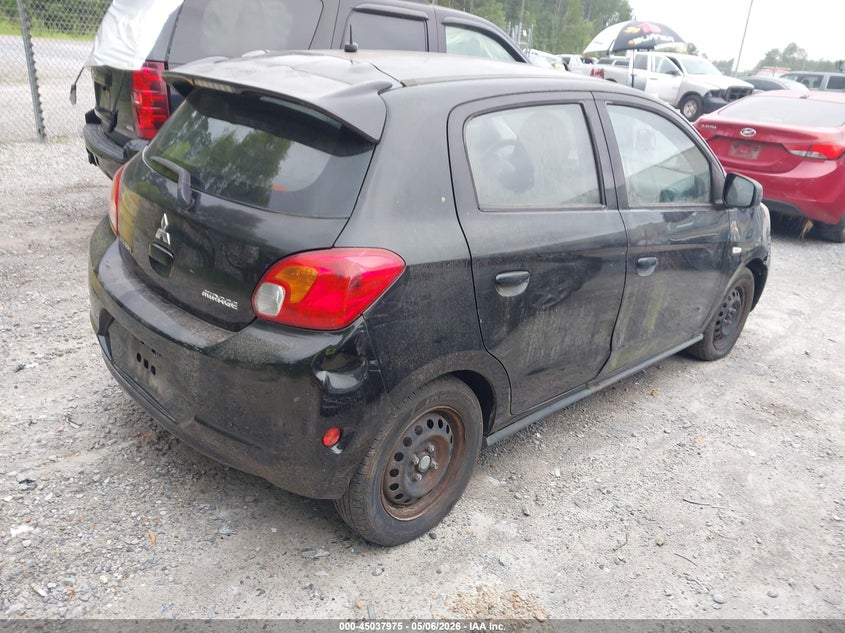 2015 Mitsubishi Mirage VIN ML32A3HJ3FH010118 IAAI salvage auction — NORMAL WEAR, Clear (Alabama), sold $225 on 2026-07-24 (photo 4)