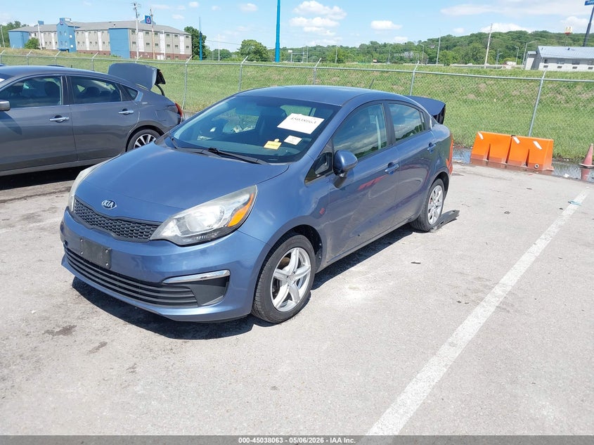 2016 Kia Rio VIN KNADM4A36G6557795 IAAI salvage auction — REAR END, Salvage (Missouri), sold $550 on 2026-07-21 (photo 2)