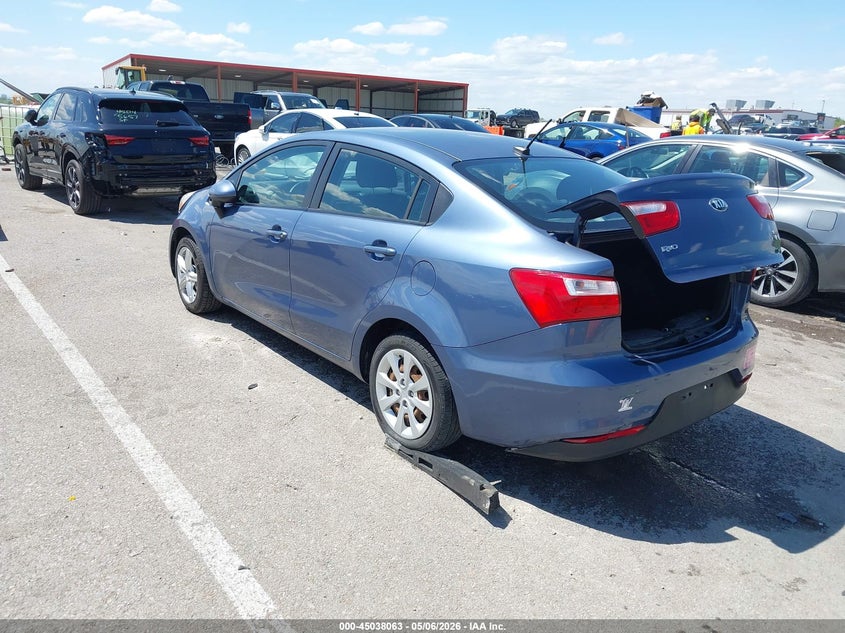 2016 Kia Rio VIN KNADM4A36G6557795 IAAI salvage auction — REAR END, Salvage (Missouri), sold $550 on 2026-07-21 (photo 3)