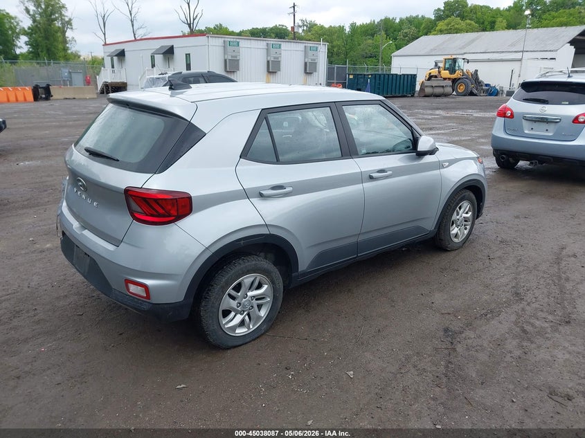 2021 Hyundai Venue VIN KMHRB8A38MU127744 IAAI salvage auction — LEFT REAR, Salvage - Greater Than 75% (Maryland), sold $2,300 on 2026-07-07 (photo 4)