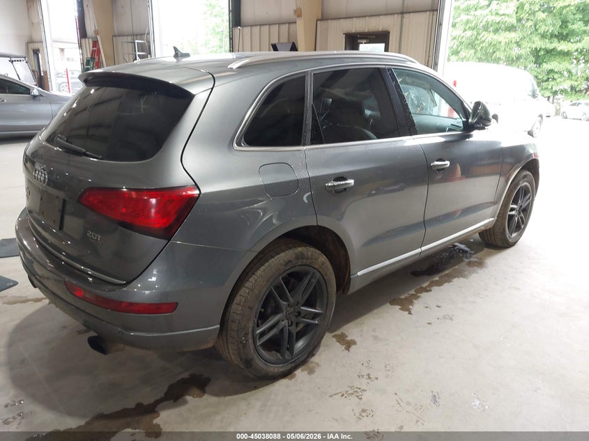 2016 Audi Q5 VIN WA1L2AFP5GA027386 IAAI salvage auction — LEFT SIDE, Salvage (North Carolina), sold $1,300 on 2026-07-23 (photo 4)