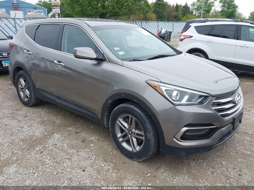 2017 Hyundai Santa fe VIN 5XYZTDLB2HG442741 IAAI salvage auction — UNKNOWN, Salvage (Illinois), sold $1,850 on 2026-07-21 (photo 1)