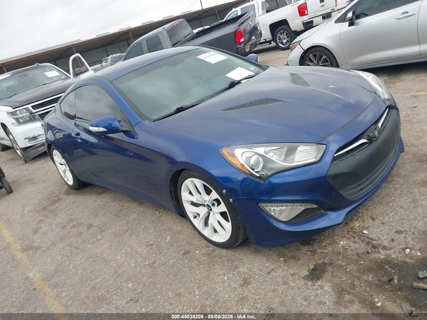 2016 Hyundai Genesis VIN KMHHT6KJ8GU132702 IAAI salvage auction — RIGHT SIDE, Original (Texas), sold $2,600 on 2026-07-22 (photo 1)