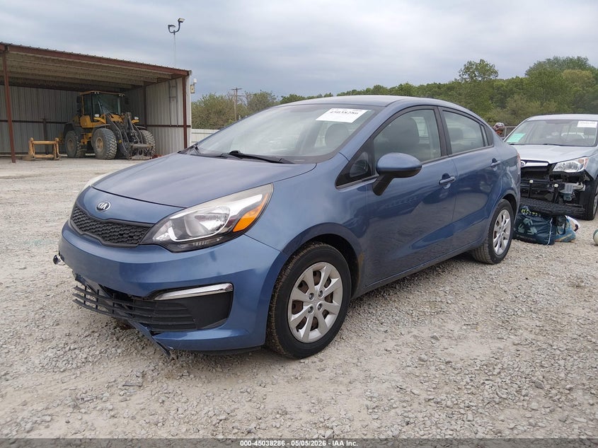 2016 Kia Rio VIN KNADM4A39G6589771 IAAI salvage auction — FRONT END, Salvage (Ohio), sold $900 on 2026-07-29 (photo 2)