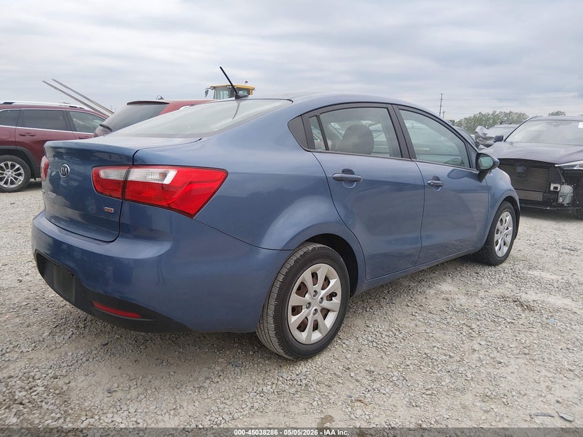 2016 Kia Rio VIN KNADM4A39G6589771 IAAI salvage auction — FRONT END, Salvage (Ohio), sold $900 on 2026-07-29 (photo 4)