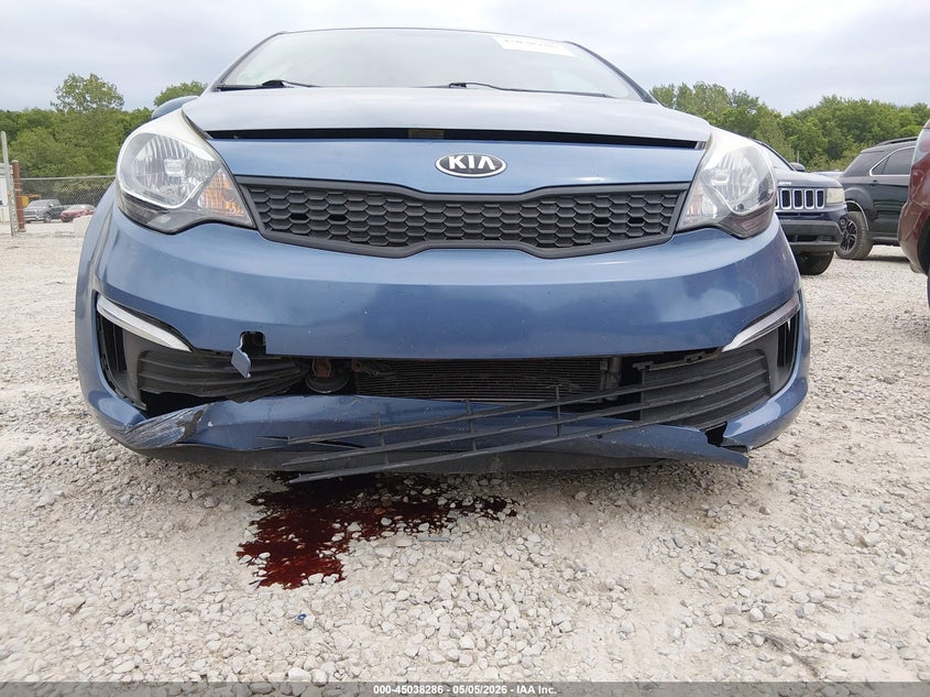 2016 Kia Rio VIN KNADM4A39G6589771 IAAI salvage auction — FRONT END, Salvage (Ohio), sold $900 on 2026-07-29 (photo 6)
