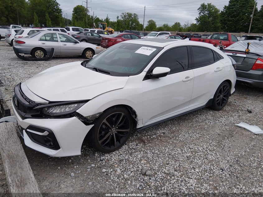2020 Honda Civic VIN SHHFK7H94LU216227 IAAI salvage auction — RIGHT FRONT, Salvage Title, sold $4,850 on 2026-07-30 (photo 2)
