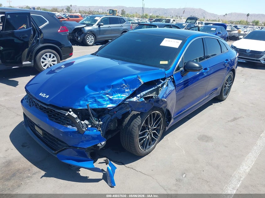 2024 Kia K5 VIN 5XXG44J89RG228363 IAAI salvage auction — LEFT FRONT, Salvage (Arizona), sold $6,100 on 2026-07-28 (photo 2)