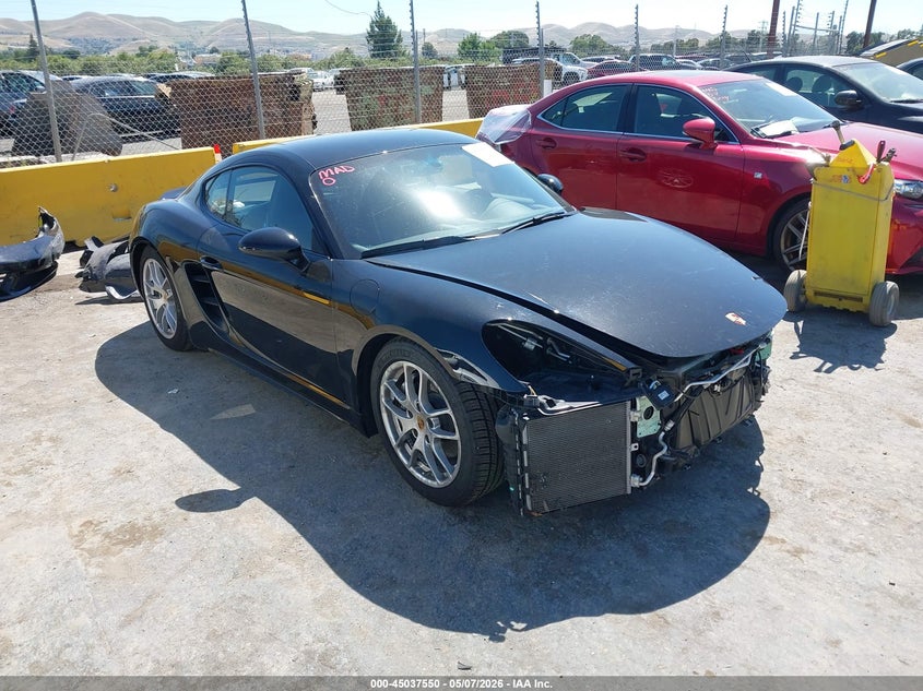 2018 Porsche 718 cayman VIN WP0AA2A87JK260421 — IAAI salvage auction photo