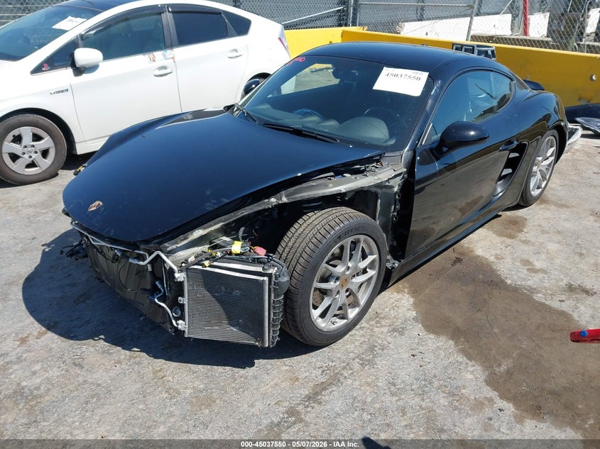 2018 Porsche 718 cayman VIN WP0AA2A87JK260421 IAAI salvage auction — FRONT END, Salvage (California), sold $15,200 on 2026-07-29 (photo 2)