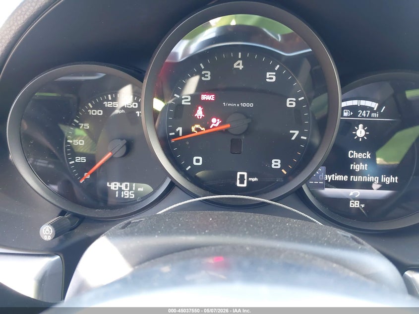 2018 Porsche 718 cayman VIN WP0AA2A87JK260421 IAAI salvage auction — FRONT END, Salvage (California), sold $15,200 on 2026-07-29 (photo 7)