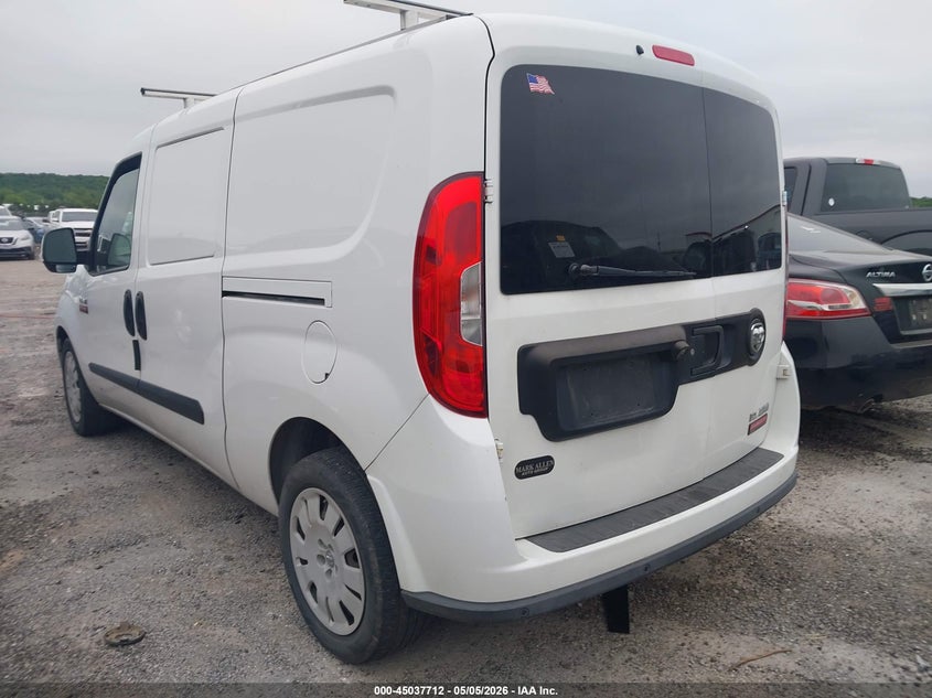 2018 Ram Promaster city VIN ZFBERFBB5J6J58767 IAAI salvage auction — ENGINE BURN, Junk (Oklahoma), sold $1,825 on 2026-08-11 (photo 3)