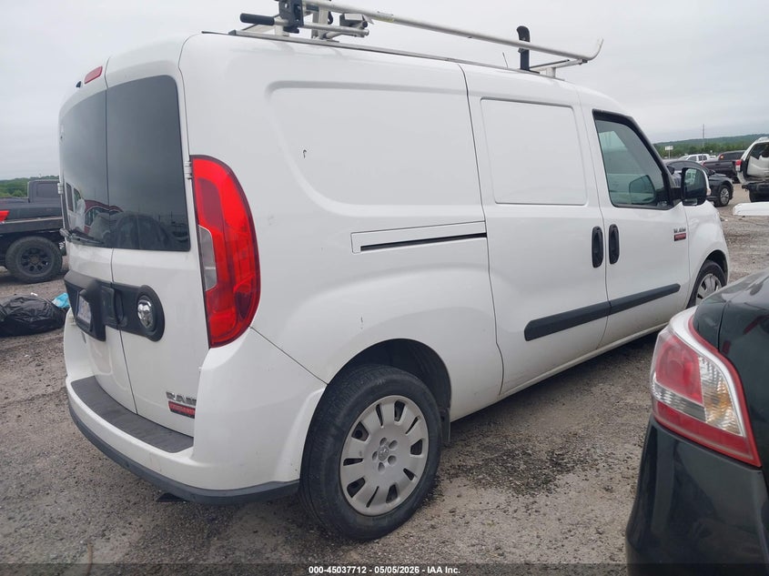 2018 Ram Promaster city VIN ZFBERFBB5J6J58767 IAAI salvage auction — ENGINE BURN, Junk (Oklahoma), sold $1,825 on 2026-08-11 (photo 4)
