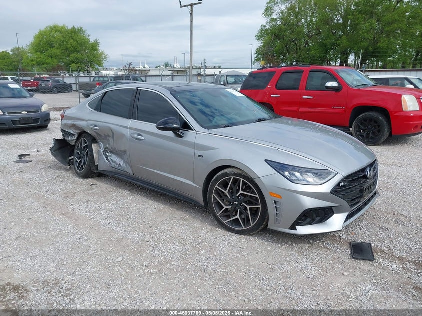 2021 Hyundai Sonata VIN 5NPEK4JC9MH126687 IAAI salvage auction — RIGHT SIDE, Salvage (Missouri), sold $4,150 on 2026-07-06 (photo 1)