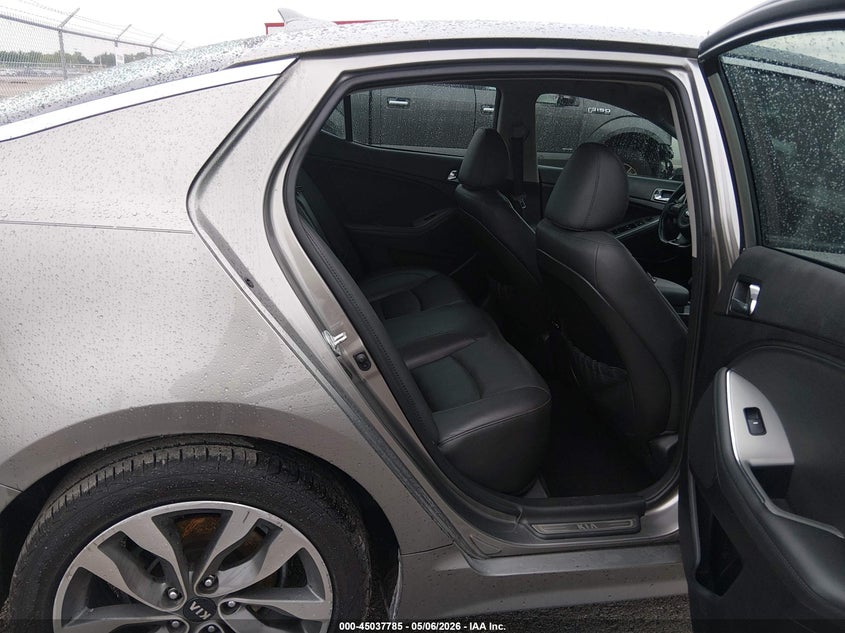 2015 Kia Optima VIN 5XXGR4A67FG401017 IAAI salvage auction — LEFT REAR, Salvage (Illinois), sold $850 on 2026-07-07 (photo 8)