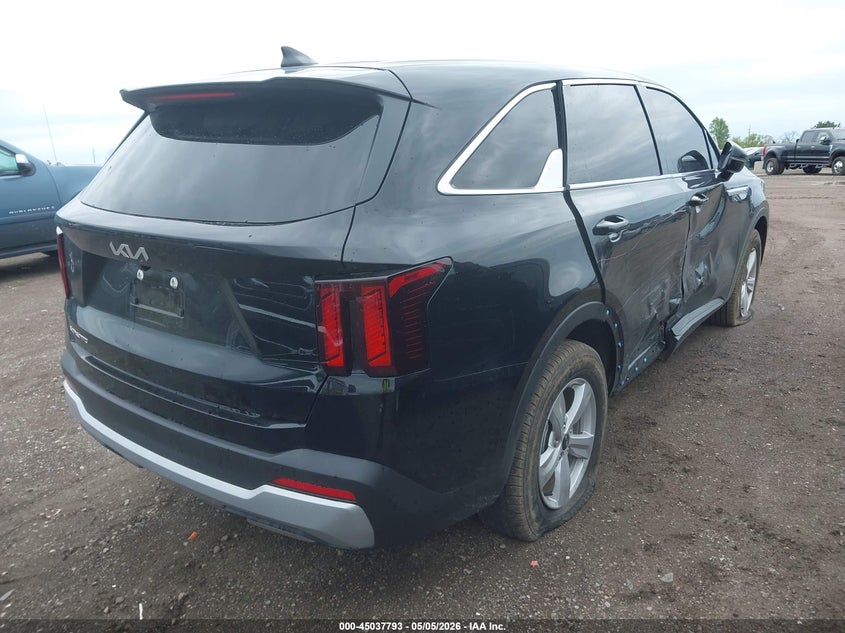 2026 Kia Sorento VIN 5XYRG4JC2TG416407 IAAI salvage auction — RIGHT SIDE, Clear (Michigan), sold $12,975 on 2026-07-16 (photo 4)