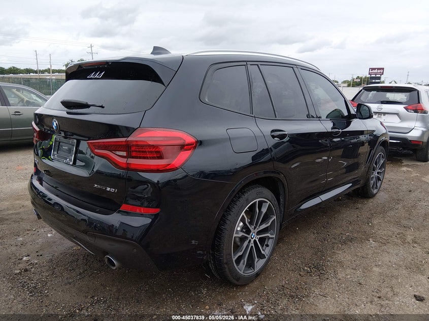 2019 BMW X3 VIN 5UXTR9C51KLP90701 IAAI salvage auction — HAIL, Original (Texas), sold $12,000 on 2026-07-17 (photo 4)