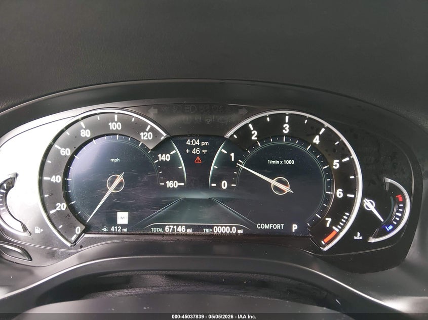 2019 BMW X3 VIN 5UXTR9C51KLP90701 IAAI salvage auction — HAIL, Original (Texas), sold $12,000 on 2026-07-17 (photo 7)