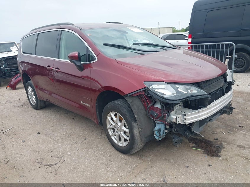 2021 Chrysler Voyager VIN 2C4RC1DG4MR586709 IAAI salvage auction — FRONT END, Original (Texas), sold $8,200 on 2026-07-15 (photo 1)