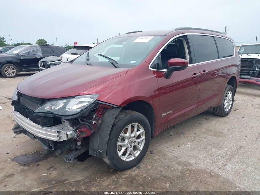 2021 Chrysler Voyager VIN 2C4RC1DG4MR586709 IAAI salvage auction — FRONT END, Original (Texas), sold $8,200 on 2026-07-15 (photo 2)