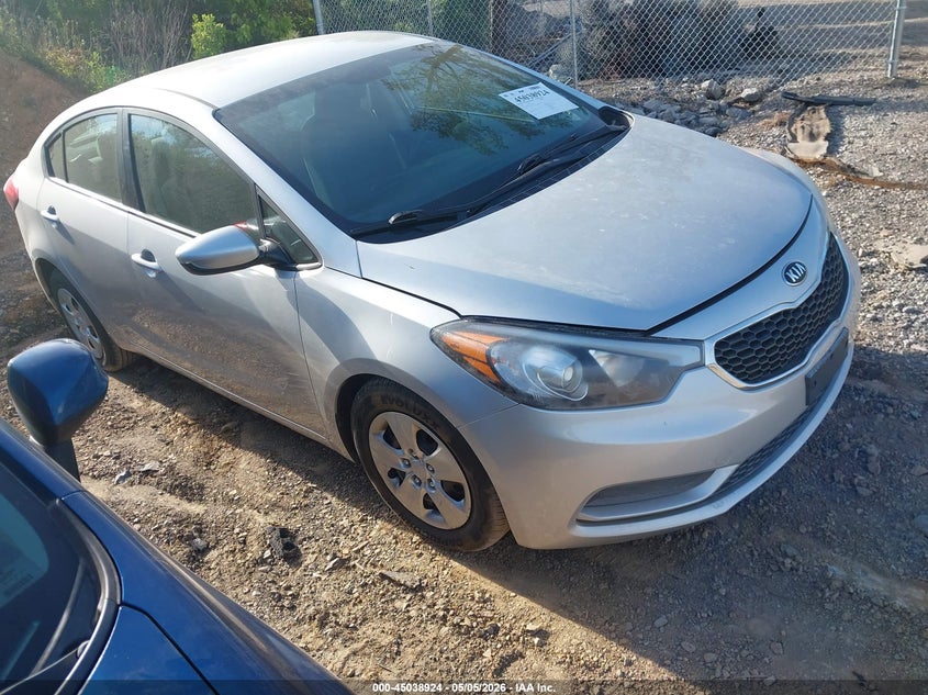 2016 Kia Forte VIN KNAFK4A61G5456579 IAAI salvage auction — LEFT SIDE, Salvage (Alabama), sold $1,050 on 2026-07-08 (photo 1)