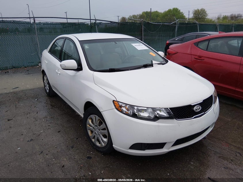 2010 Kia Forte VIN KNAFU4A21A5827593 IAAI salvage auction — NORMAL WEAR, Original (Ohio), sold $275 on 2026-07-14 (photo 1)