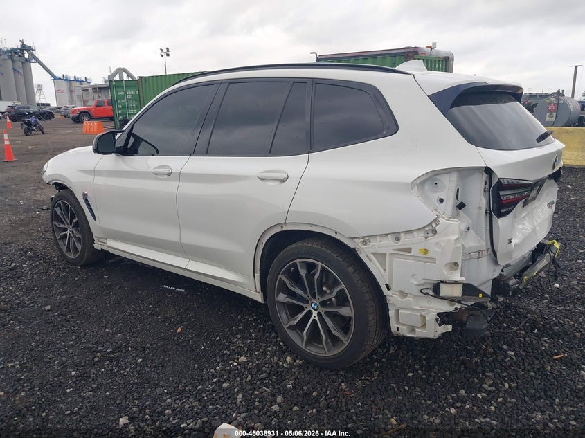 2022 BMW X3 VIN 5UX83DP04N9K05992 IAAI salvage auction — FRONT & REAR, Salvage (Idaho), sold $26,400 on 2026-07-14 (photo 3)