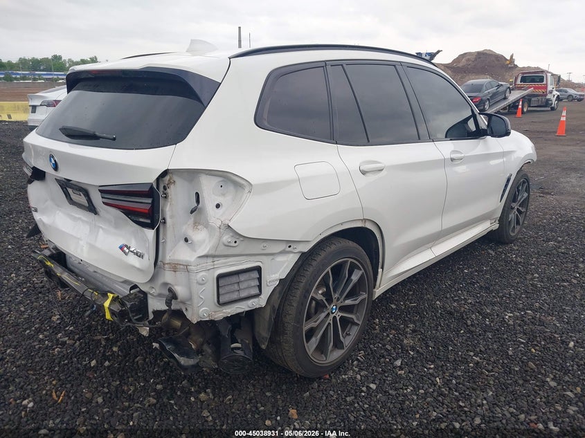 2022 BMW X3 VIN 5UX83DP04N9K05992 IAAI salvage auction — FRONT & REAR, Salvage (Idaho), sold $26,400 on 2026-07-14 (photo 4)