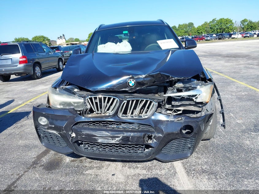 2016 BMW X3 VIN 5UXWZ7C57G0R32236 IAAI salvage auction — FRONT END, Certificate Of Destruction (Florida), sold $25 on 2026-07-30 (photo 6)