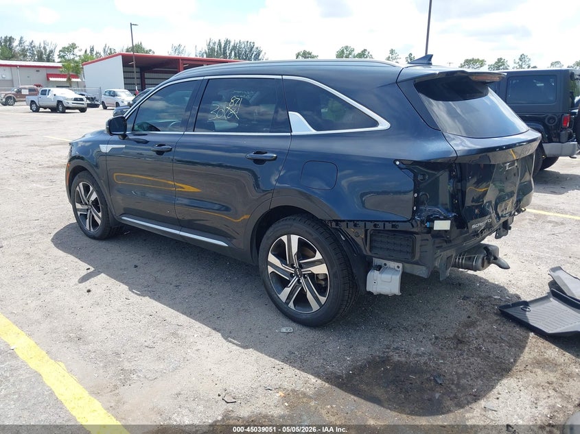 2023 Kia Sorento VIN KNDRMDLH4P5166071 IAAI salvage auction — REAR END, Rebuildable (Florida), sold $15,500 on 2026-07-20 (photo 3)