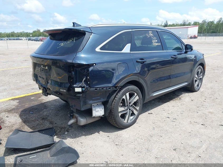 2023 Kia Sorento VIN KNDRMDLH4P5166071 IAAI salvage auction — REAR END, Rebuildable (Florida), sold $15,500 on 2026-07-20 (photo 4)