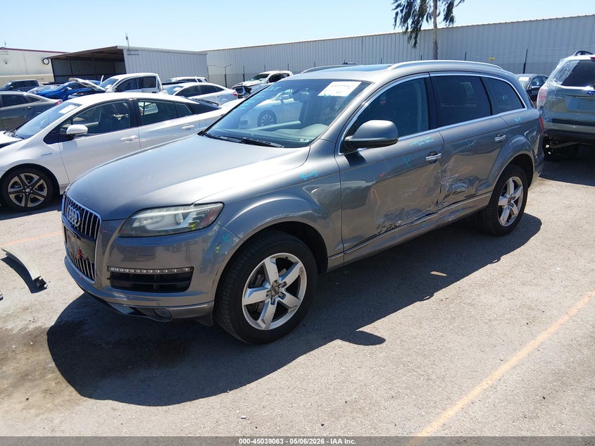 2013 Audi Q7 VIN WA1LMAFE1DD008790 IAAI salvage auction — LEFT SIDE, Salvage (California), sold $2,400 on 2026-07-13 (photo 2)