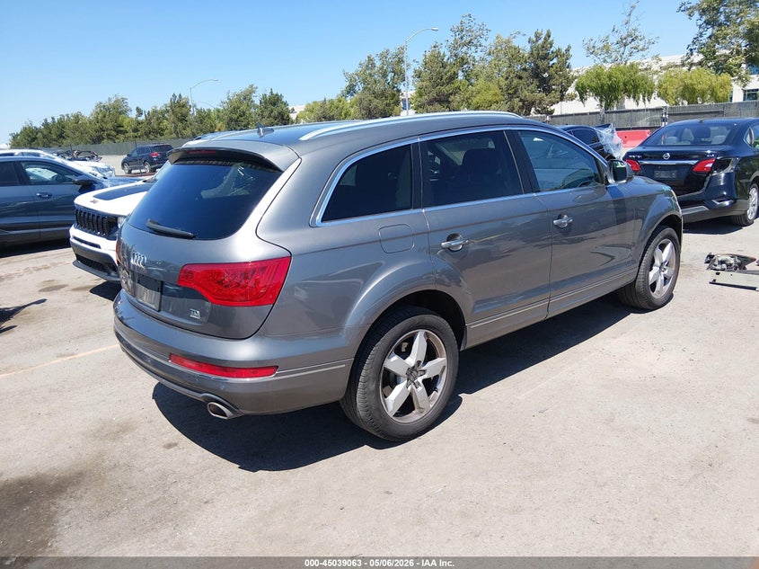 2013 Audi Q7 VIN WA1LMAFE1DD008790 IAAI salvage auction — LEFT SIDE, Salvage (California), sold $2,400 on 2026-07-13 (photo 4)