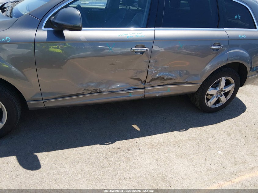 2013 Audi Q7 VIN WA1LMAFE1DD008790 IAAI salvage auction — LEFT SIDE, Salvage (California), sold $2,400 on 2026-07-13 (photo 6)