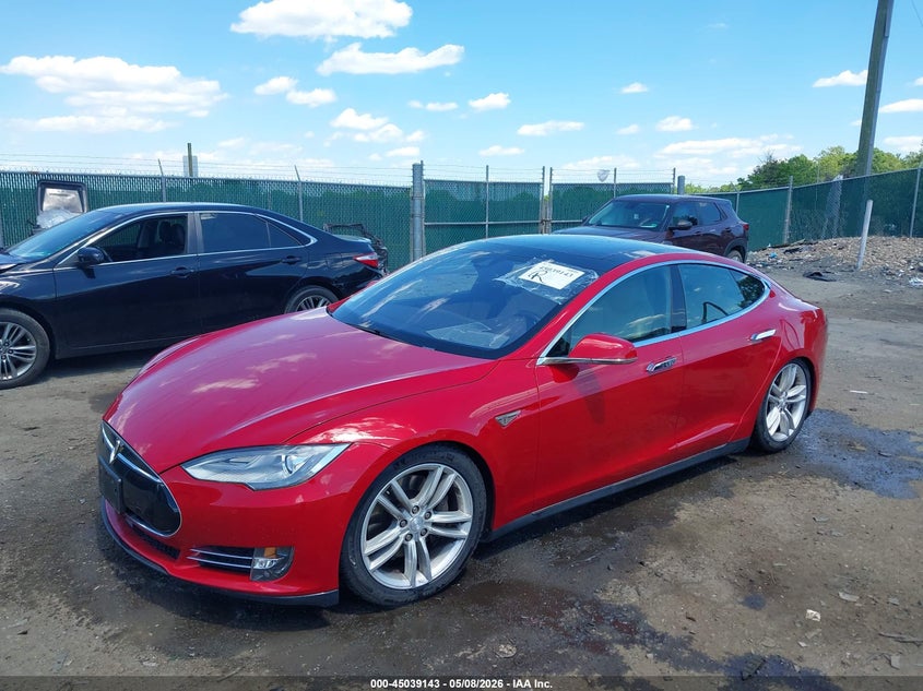 2016 Tesla Model s VIN 5YJSA1E2XGF131440 IAAI salvage auction — RIGHT SIDE, Salvage (Virginia), sold $5,550 on 2026-07-13 (photo 2)
